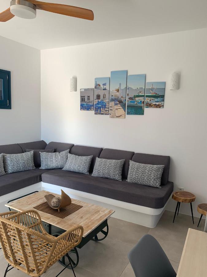 Paros-Memories-Neubau-Villen, Sportpool Aspro Chorio Eksteriør billede