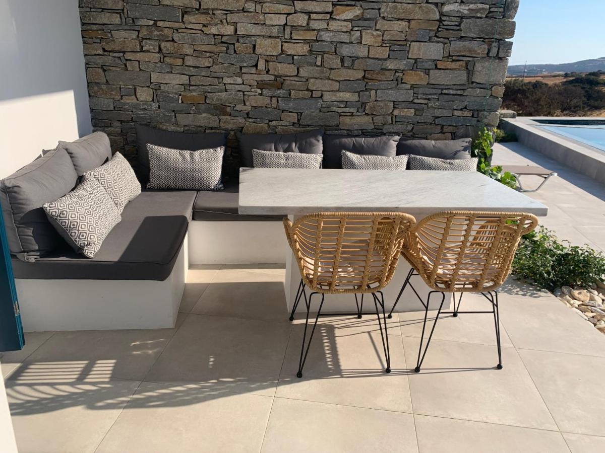 Paros-Memories-Neubau-Villen, Sportpool Aspro Chorio Eksteriør billede