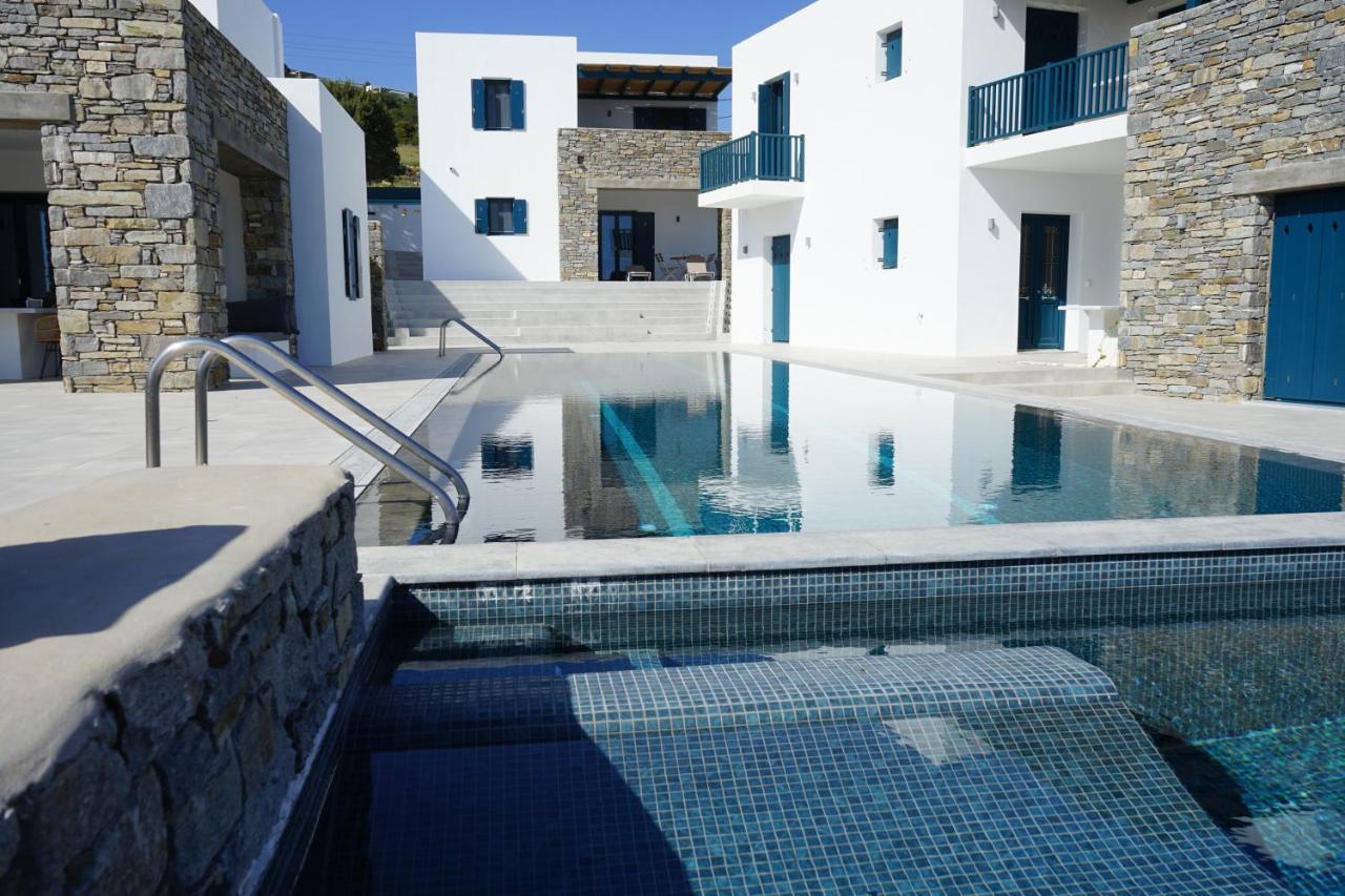Paros-Memories-Neubau-Villen, Sportpool Aspro Chorio Eksteriør billede