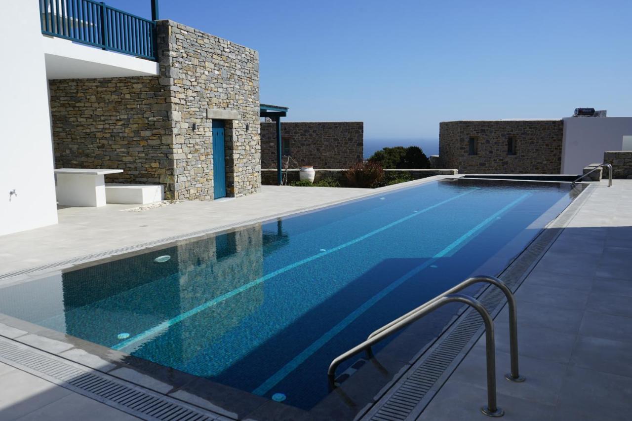 Paros-Memories-Neubau-Villen, Sportpool Aspro Chorio Eksteriør billede